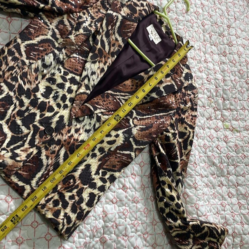Cache sequin leopard blazer - Picture 8 of 8